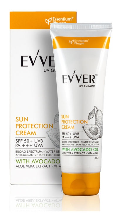 Essentium Phygen Evver Uv Guard Spf 50 Pa+++ With Avocado Oil + Vita E + Aloevera Sunscreen