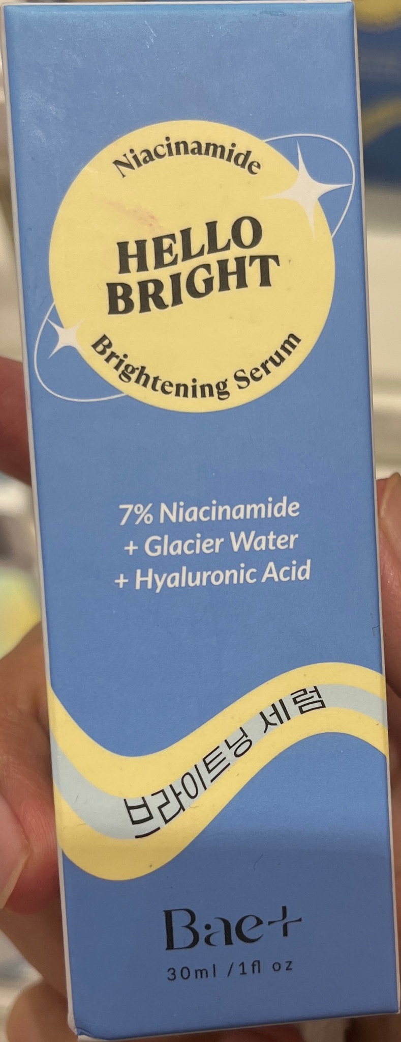 bae+ Niacinamidde Hello Bright Brightening Serum