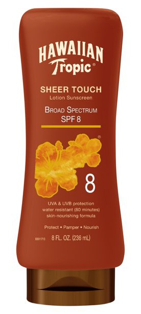 Hawaiian Tropic Sheer Touch Sunscreen Spf8