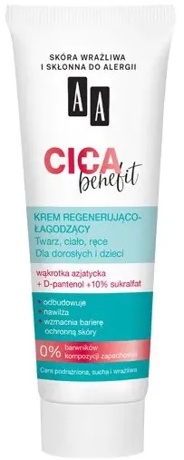 AA Cica Benefit Regenerating and Soothing Cream