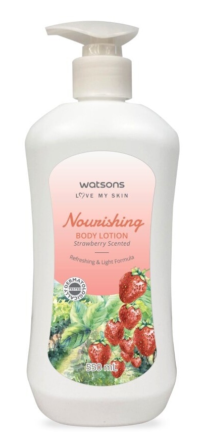 Watsons Nourishing Body Lotion Strawberry Scented