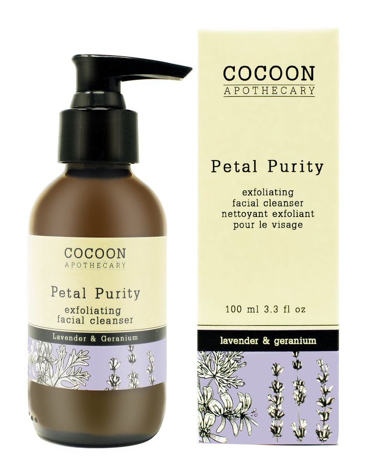 Cocoon Apothecary Petal Purity Exfoliating Facial Cleanser
