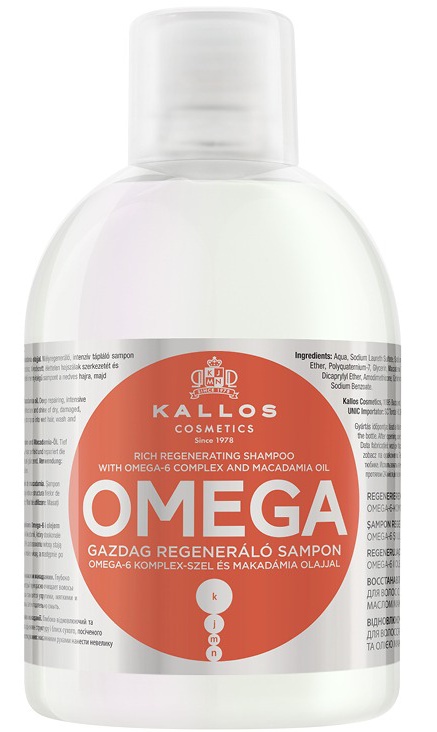 Kallos KJMN Omega Rich Regenerating Shampoo