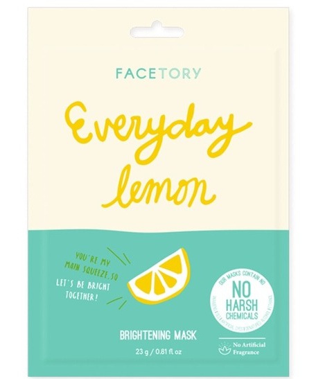 Facetory Everyday Lemon Brightening Sheet Mask