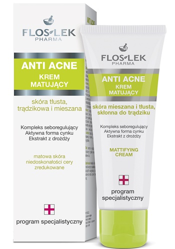 Floslek Pharma Floslek Anti Acne Mattifying Cream ingredients (Explained)