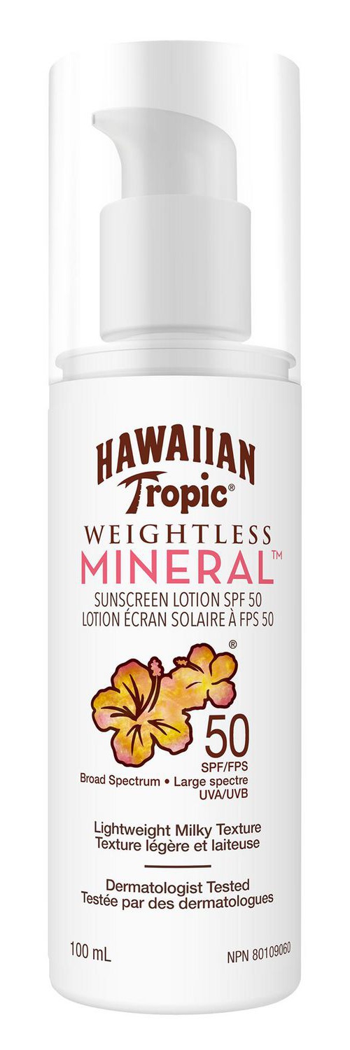 Hawaiian Tropic Weightless Mineraltm Sunscreen Lotion SPF 50