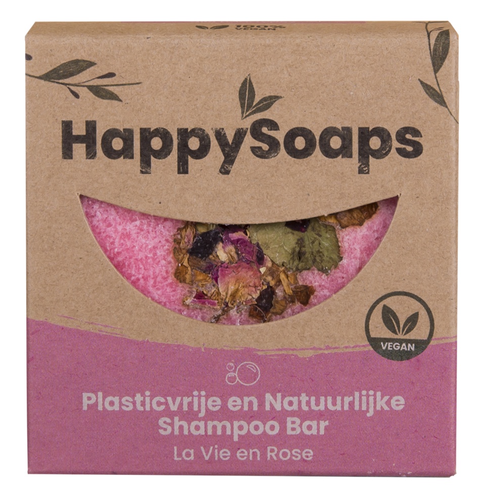 Happysoaps La Vie En Rose Shampoo Bar