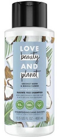 Love beauty and planet Volume And Bounty Sulfate-free Thickening Shampoo For Thin And Fine Hair Coconut Water & Mimosa Flower