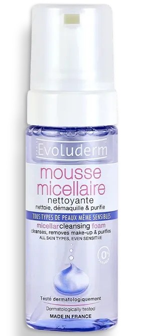 Evoluderm Mousse Micellaire Nettoyante / Micellar Cleansing Foam