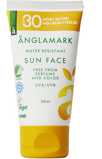 Änglamark Resistant Face, SPF 30 ingredients (Explained)