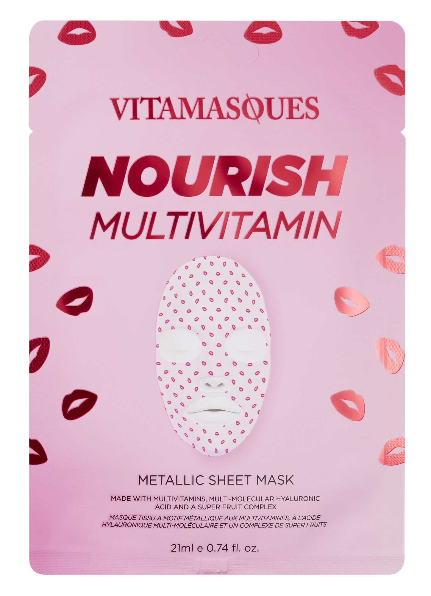 Vitamasques Nourish Multivitamin Metallic Sheet Mask