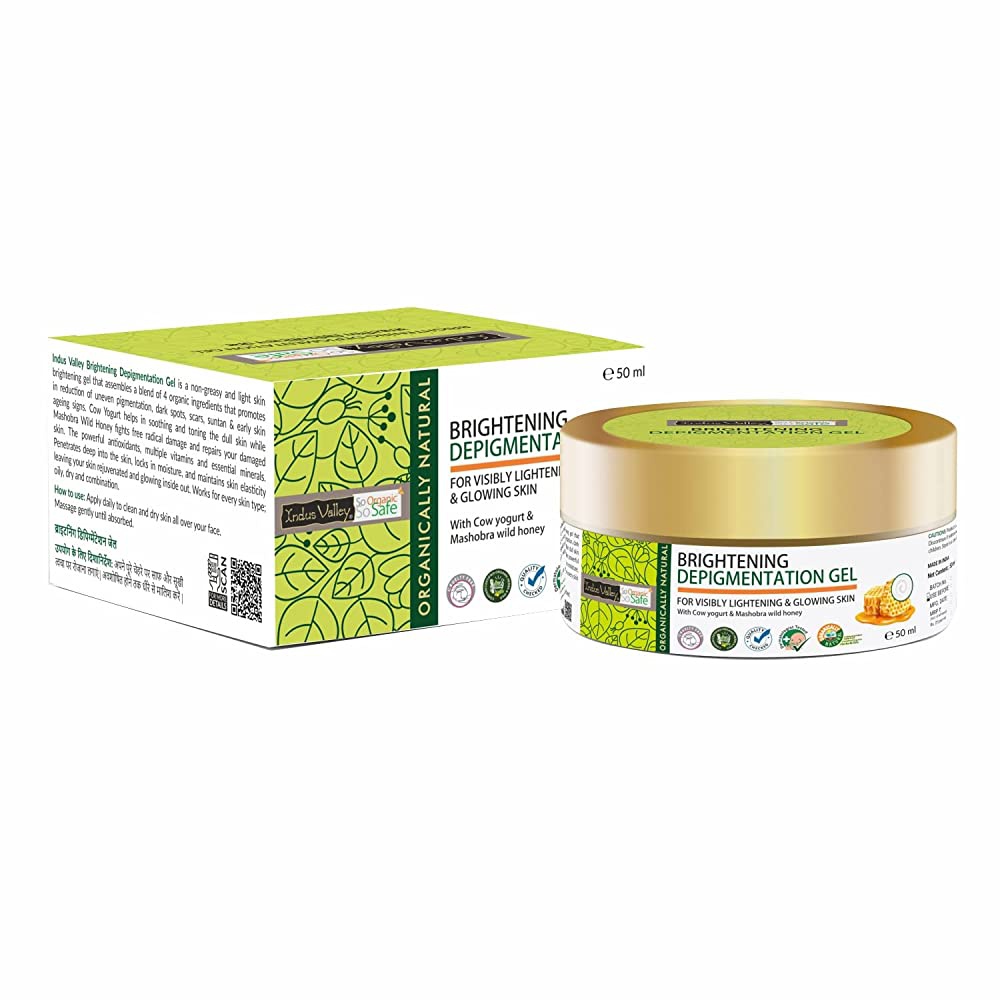 Indus Valley Brightening Depigmentation Gel For Lightening And Glowing Skin