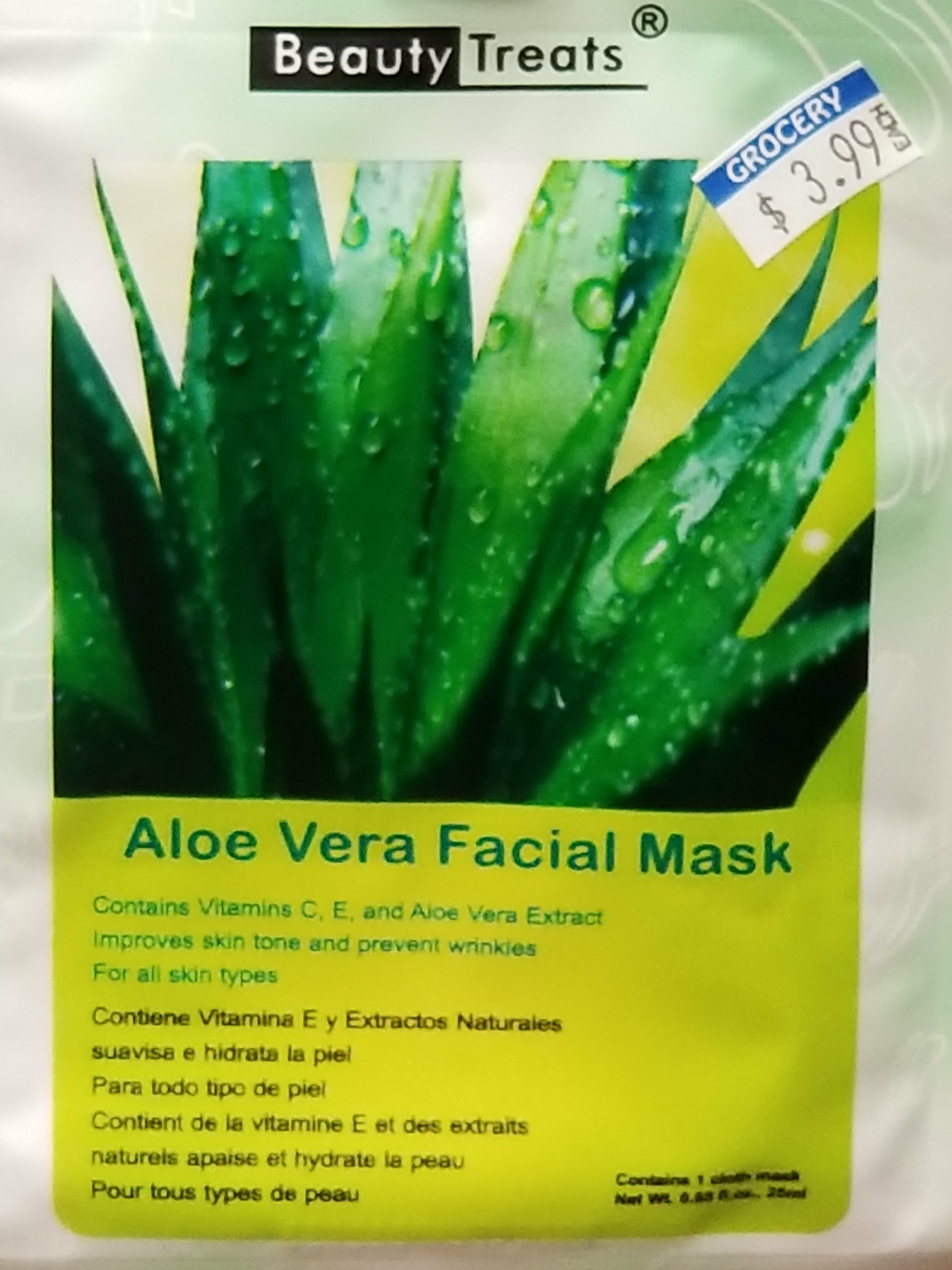 Beauty Treats Aloe Vera Facial Mask