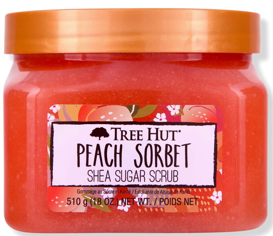 Tree Hut Peach Sorbet Shea Sugar Scrub