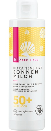 Bi Care Sun Ultra Sensitive Sonnenmilch Lsf 50+