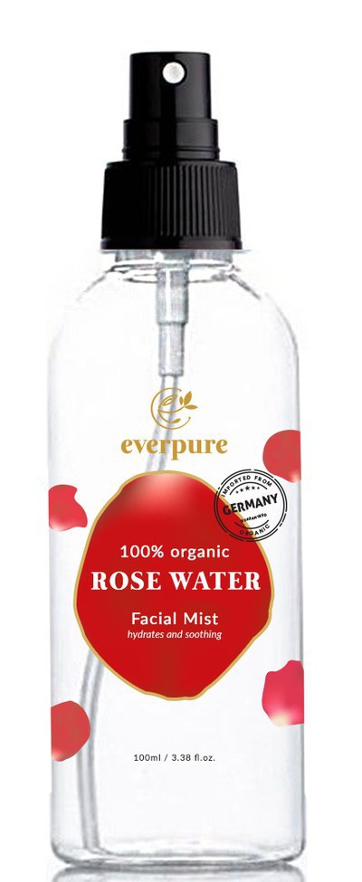 Everpure Rose Water (face Mist) 100% Organic