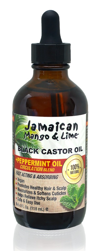 Jamaican Mango & Lime Black Castor Oil + Peppermint Oil