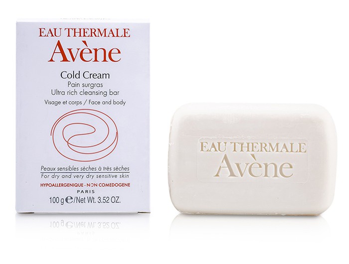 Avene Ultra-Rich Soap-Free Cleansing Bar With Cold Cream