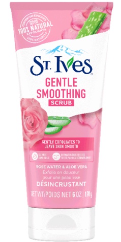 St Ives Gentle Smoothing Rose Water And Aloe Vera Face Scrub
