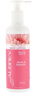 Aubrey Organics Body Lotion, Rosa Mosqueta, Dry Skin