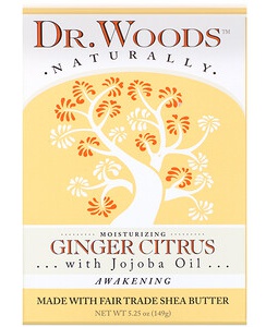dr woods Bar Soap, Ginger Citrus