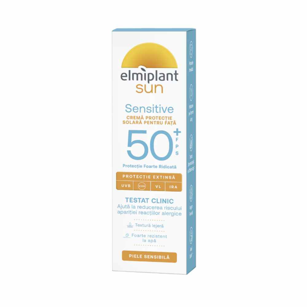 Elmiplant sun Sensitive Crema Protectie Solara Pentru Fata