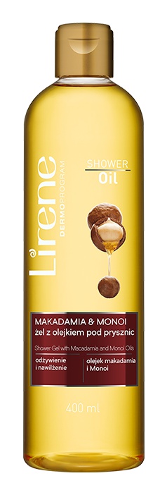 Lirene Shower Gel with Macadamia and Monoi Oil