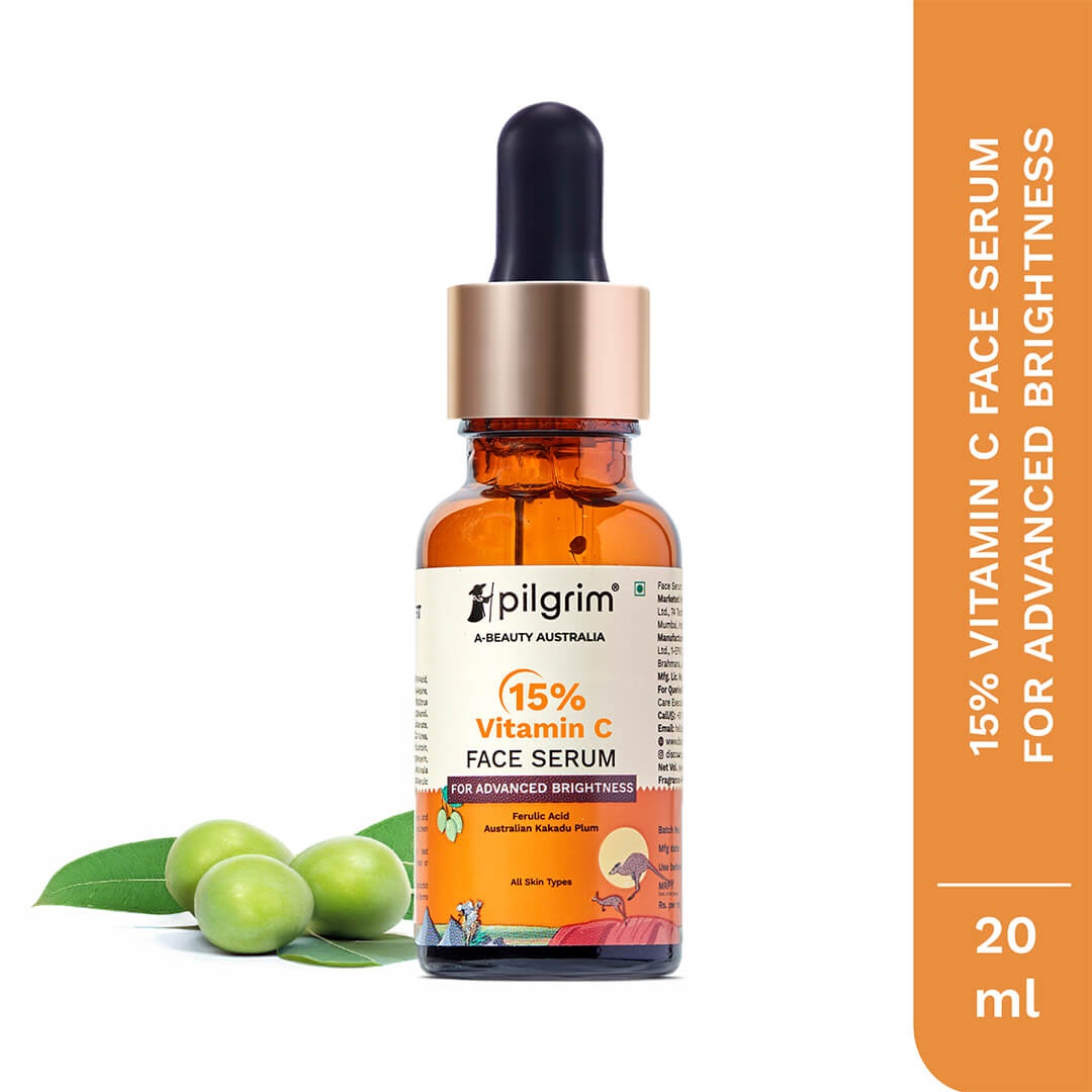 Pilgrim 15% Vitamin C Face Serum For Advanced Brightness