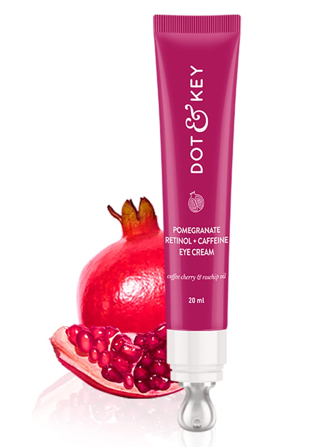 Dot & Key Pomegranate + Retinol Eye Cream For Fine Lines & Wrinkles