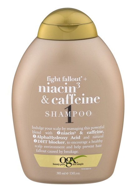 OGX Fight Fallout + Niacin & Caffeine Shampoo ingredients (Explained)