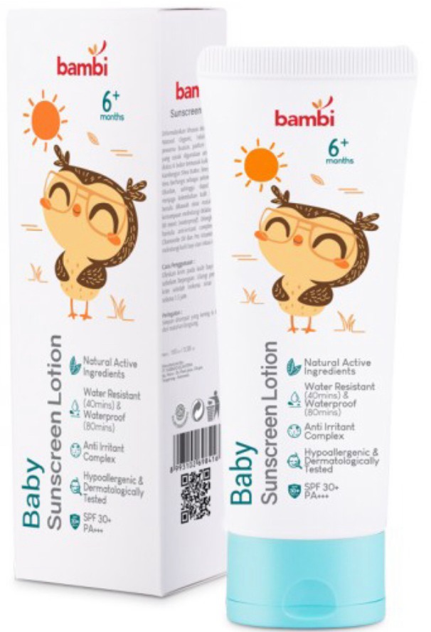 Bambi Baby Sunscreen Lotion SPF30 Pa+++