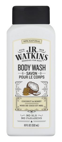J.R. Watkins Body Wash, Coconut & Honey