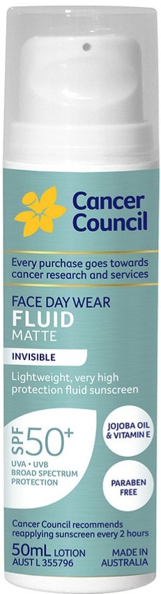 Cancer Council Face Day Wear Fluid Matte SPF50+