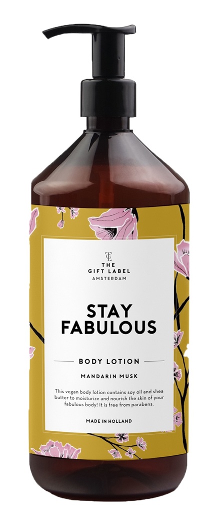 The Gift Label Vegan Body Lotion Mandarin Musk-Stay Fabulous