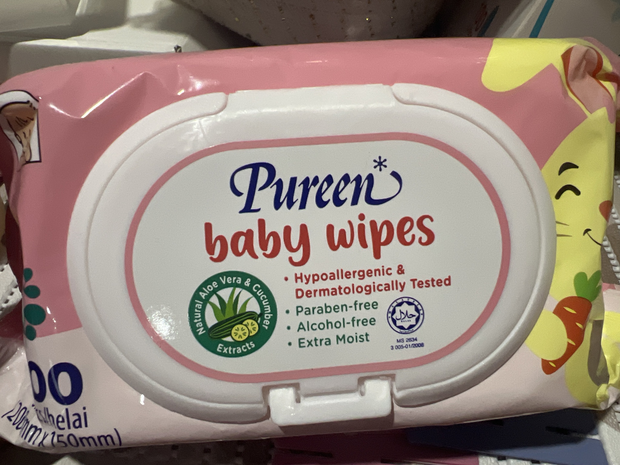 Pureen baby wipes Pureen
