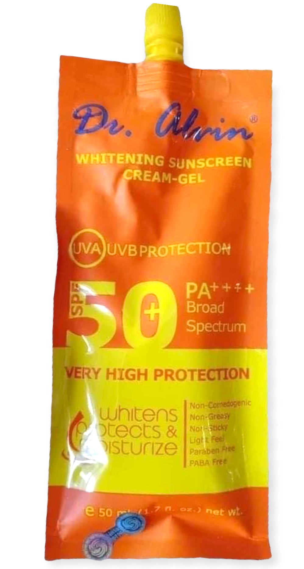 Dr. Alvin Whitening Sunscreen Cream-gel