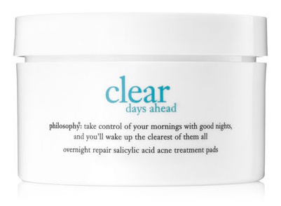 Philosophy Clear Days Ahead Overnight Repair Acne Treatment Pads