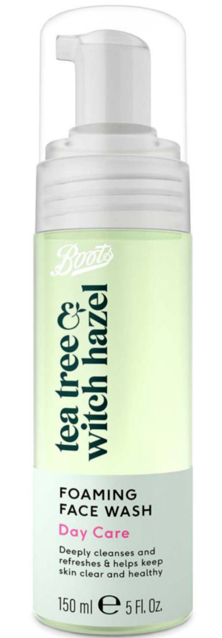 Boots Tea Tree & Witch Hazel Foaming Face Wash ingredients (Explained)