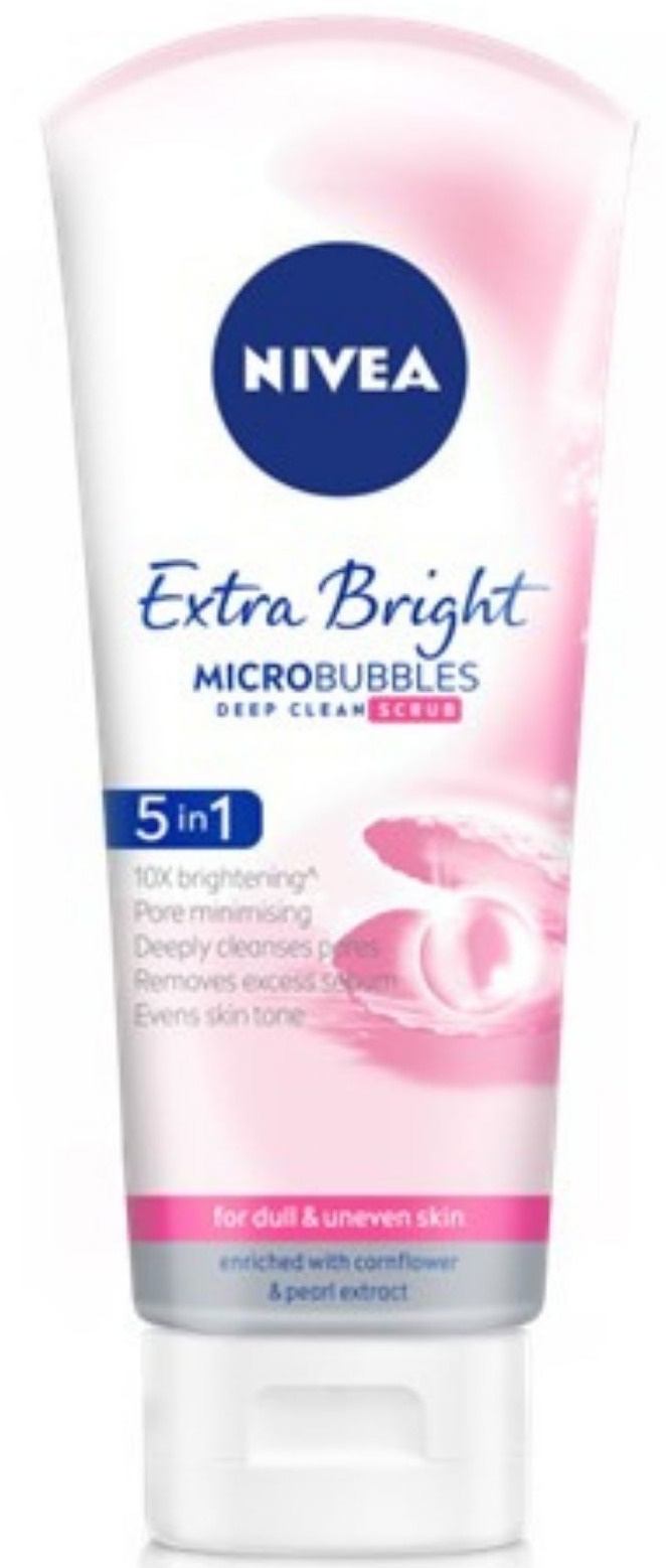 Nivea Extra Bright 5-in-1 Deep Clean Brightening Face Scrub