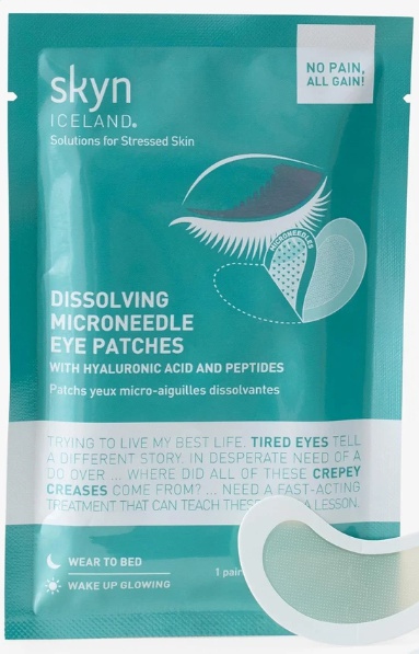 skyn ICELAND Dissolving Microneedle Eye Patches With Hyaluronic Acid And Peptides