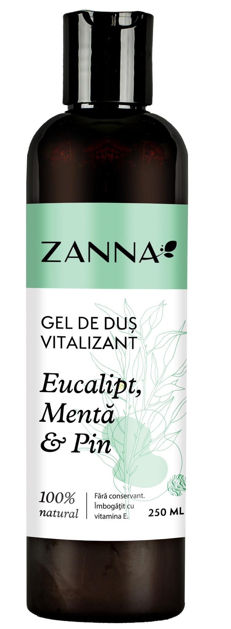 Zanna Gel De Dus Vitalizant - Eucalipt, Menta & Pin