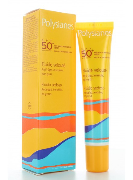 Polysianes Fluide Velouté Très Haute Protection Visage Spf 50