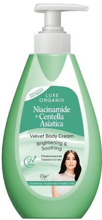 Luxe Organix Niacinamide + Centella Asiatica Velvet Body Cream