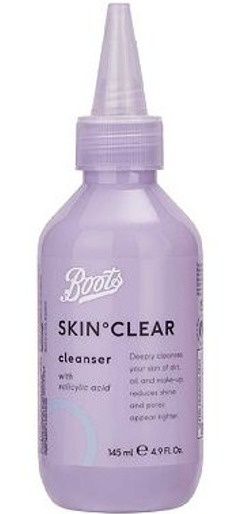 Boots Skin Clear Cleanser With Salicylic Acid