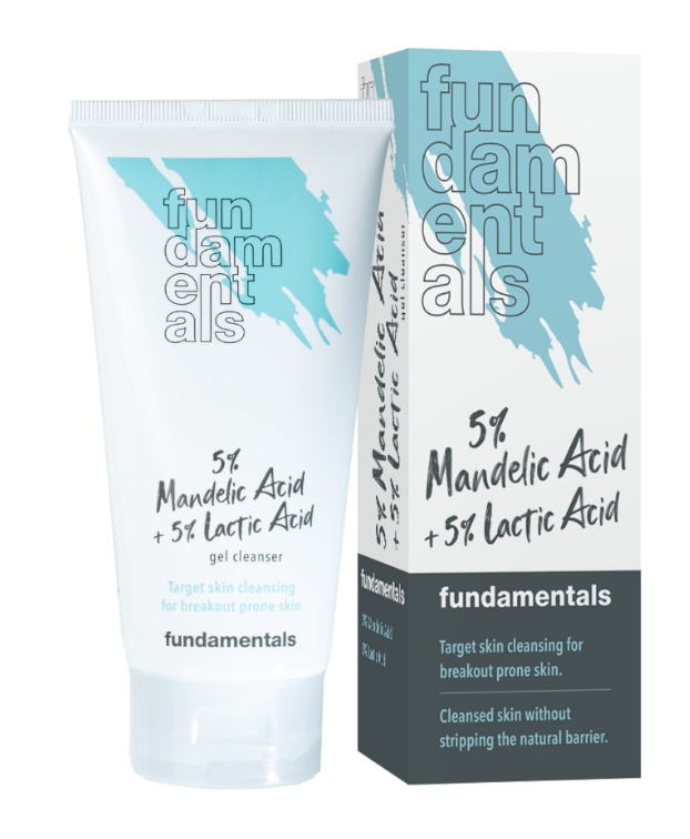 Fundamentals Skincare 5% Mandelic Acid + 5% Lactic Acid Gel Cleanser