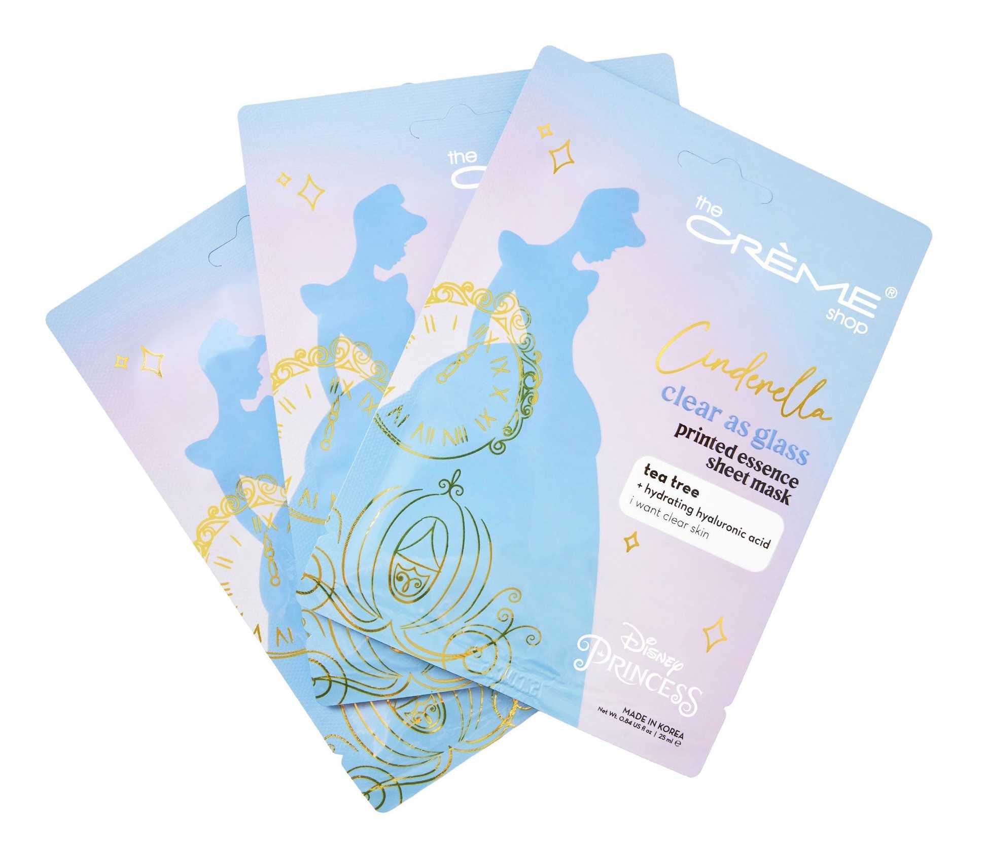 The Creme Shop The Crème Shop X Disney - Cinderella Clear As Glass Printed Essence Sheet Mask