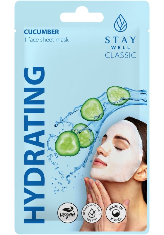 Stay Well Classic Mask Hydrating Cucumber