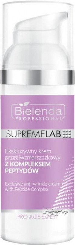 Bielenda Professional Supremelab Pro Age Expert Exclusive Anti-Wrinkle Cream With Peptide Complex