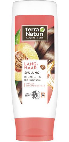 Terra Naturi Langhaar Spülung Bio-Pfirsich & Bio-Rizinusöl