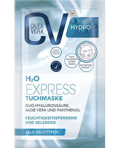 CadeaVera CV Hydro H2O Express Tuchmaske